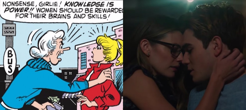 Left image: Archie Comics Right image: CW